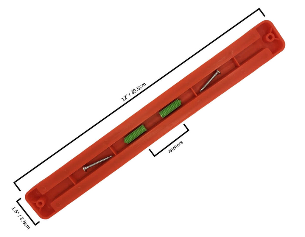Magnetic Knife/Tool Rack - 3 Red