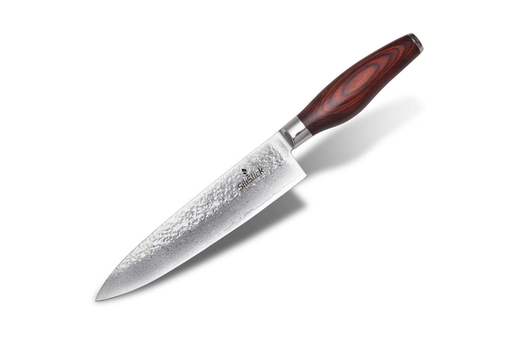Damascus VG10 Chef Knife - Hammered Blade