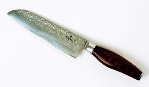 Damascus VG10 Santoku Knife – 7.25" High Carbon Japanese Blade